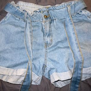 Denim shorts